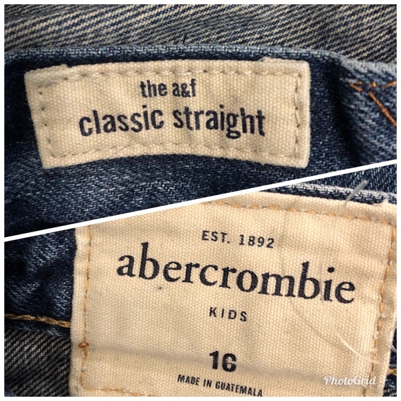 Abercrombie kids blue jeans Size 16 - Picture 4 of 8